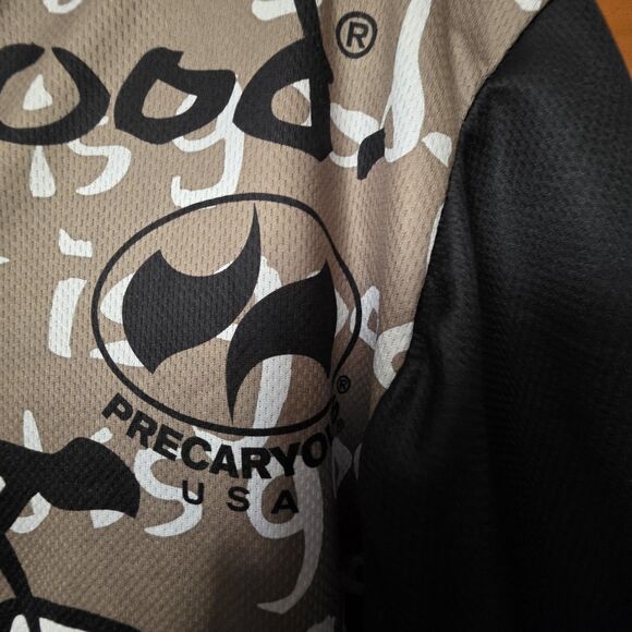 Precaryous Cycling Jersey Mens L Dirt Is Good Brown Black Zip - Picture 10 of 13